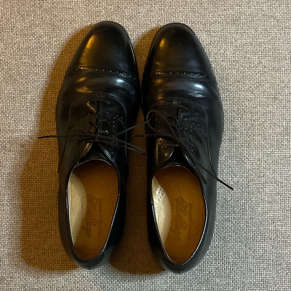 Johnston & Murphy Classic Black Leather Men\'s Dress Shoes main image 5